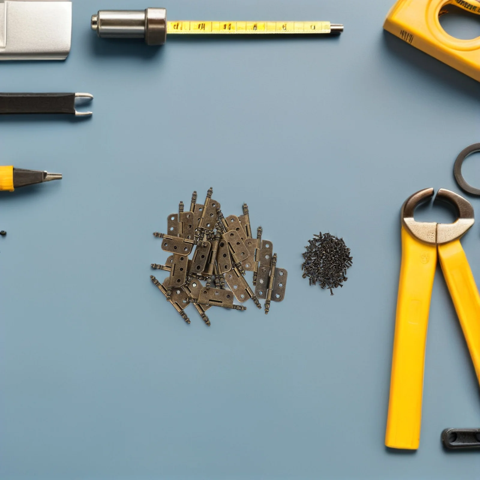 

20Pcs Hinges Vintage Mini Retro Decorative Cabinet Small Jewelry Box Wood Craft Hardware Accessories Decorative Hinges for Boxes