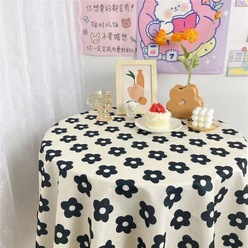 

Floral Printing Multi Size Square Table Round Tablecloth Living Room Table Cloths for Dining Table Bedroom Decor Dresser Cloth