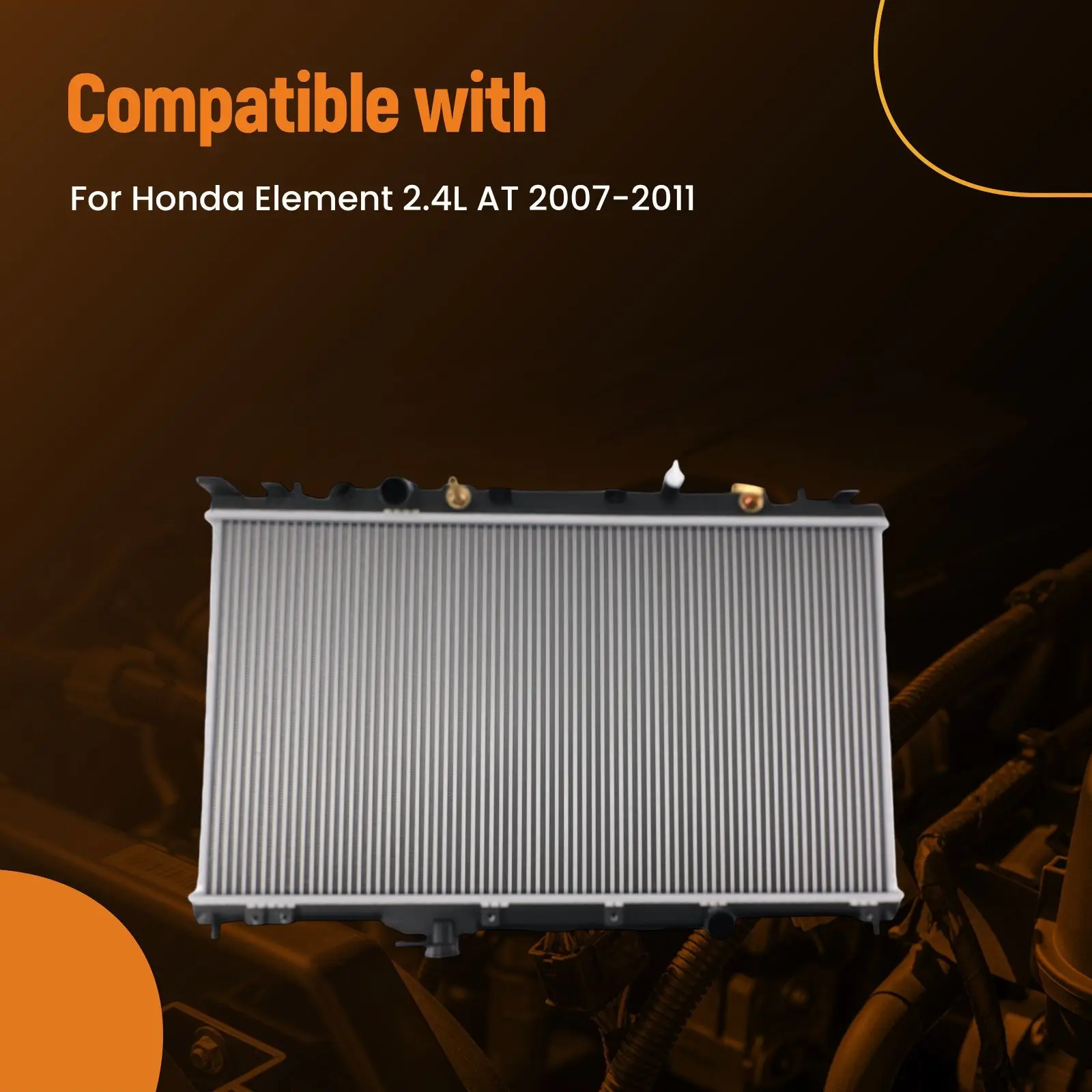 Coolant Radiator for Honda Element 2.4L 2007-2011 CU13015 2213253