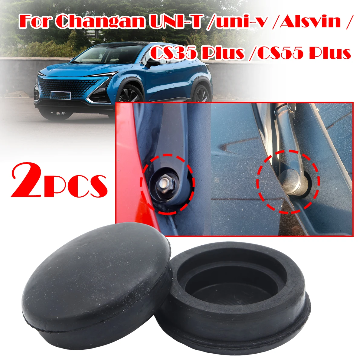 Windshield Arm Cap FOR Changan CS55 Plus UNI-T Alsvin CS35 Front Wiper Nut Cover Bolt Anti-rust Protector Car Replacement Part