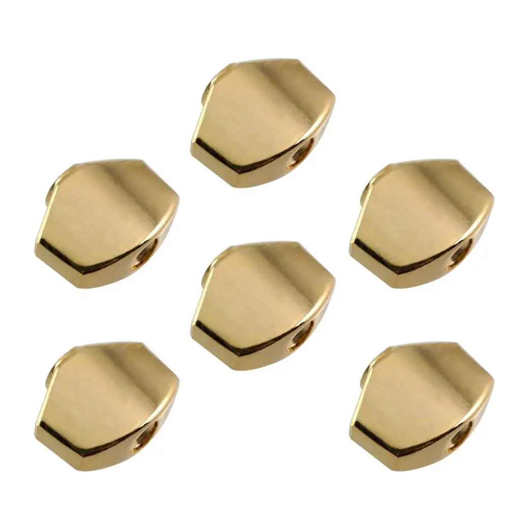 Guitar String Knob Handle Zinc Alloy Machine Heads Gold Tuning Peg Button Cap for Electric Guitar Accessories