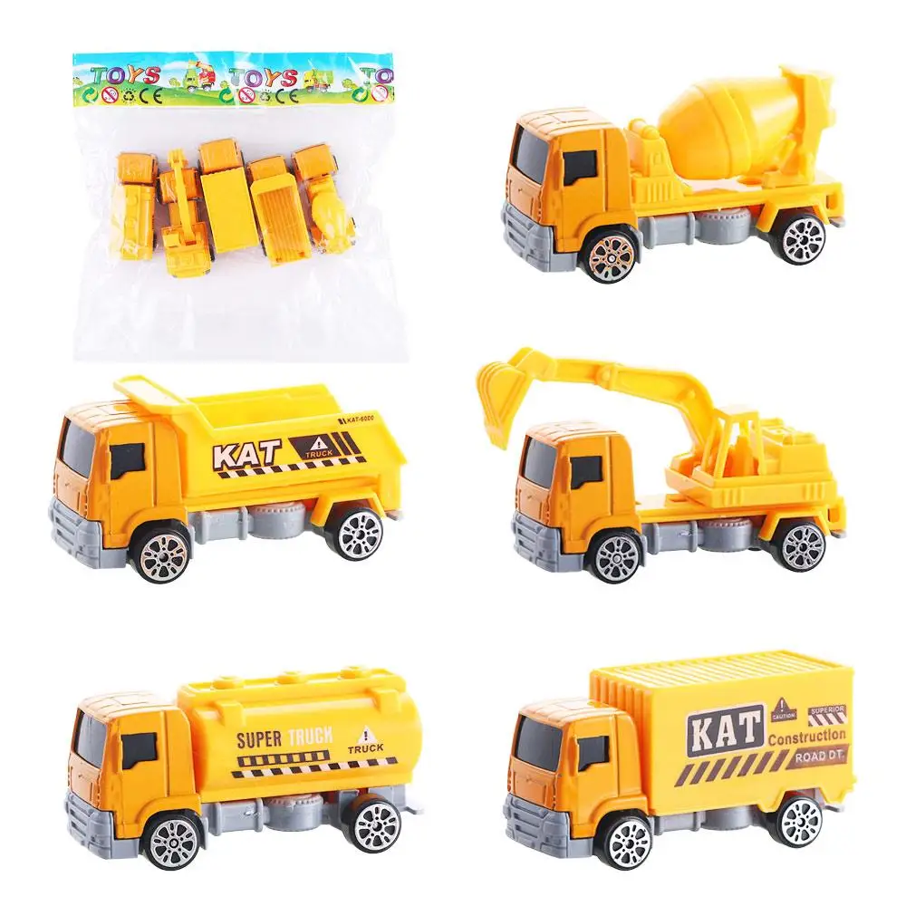 Toy Vehicles Carrier Alloy Engineering Vehicle Toys Big Construction Trucks Set Fire Fighting Truck Engineering Car Models