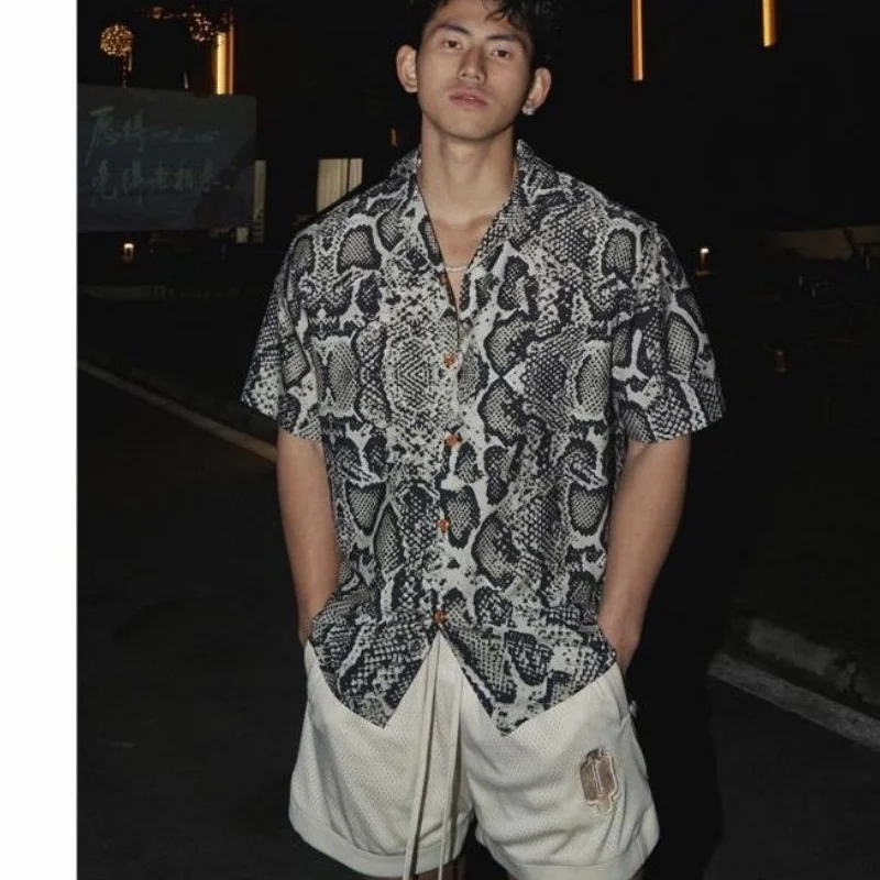 

Large Size 300 Pou American Sle ort Sve irt Men's Faion Spring Summer New Trend Brand Haome High-End Feeling...