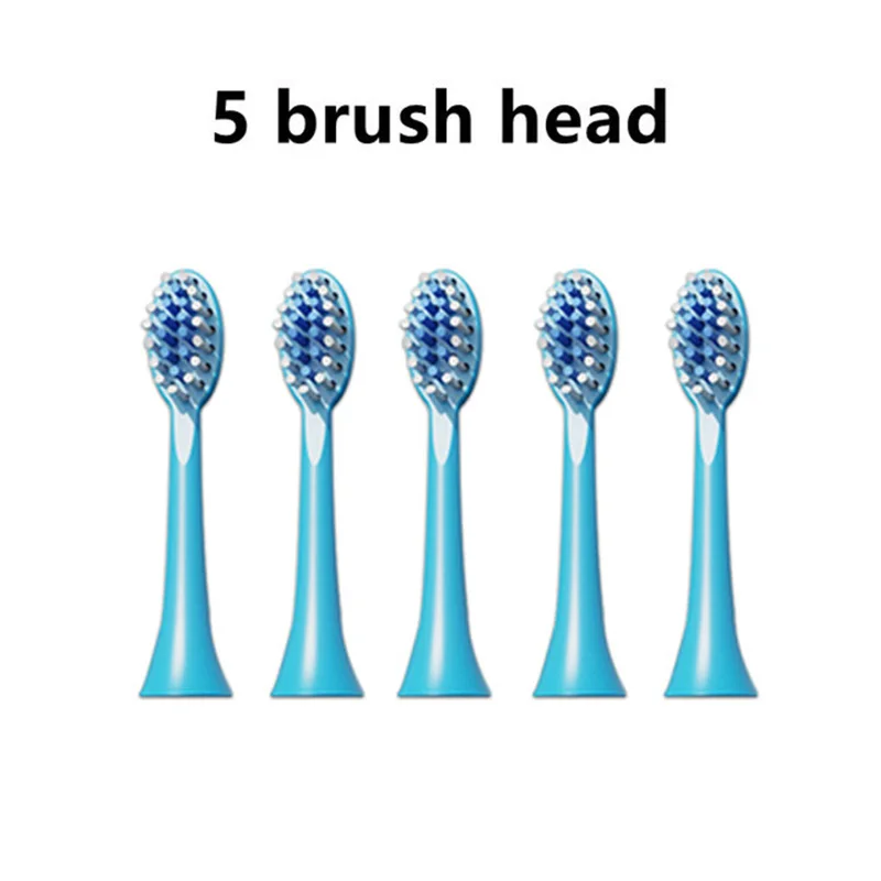 Children Electric Toothbrush Heads 5pcs Soft Replacement Brush Head Smart Sonic Electric Toothbrush Tips Accessories