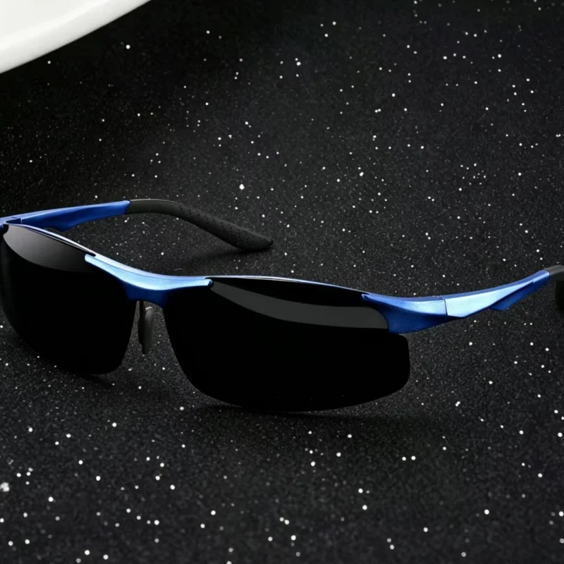 1PC Top Aluminum Magnesium Square Polarized Photochromic Sunglasses Men Sun Glasses Safety Driving Oculos De Sol Masculino