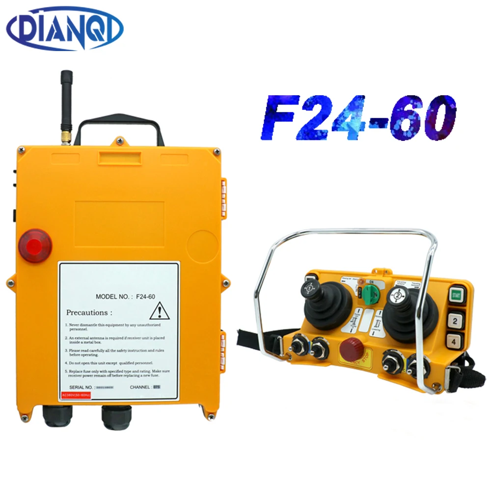 F24-60 1 receiver+ 1 transmitter 220V 380V 36V 24V Wireless Industrial Remote Controller Electric Hoist Remote Control switches