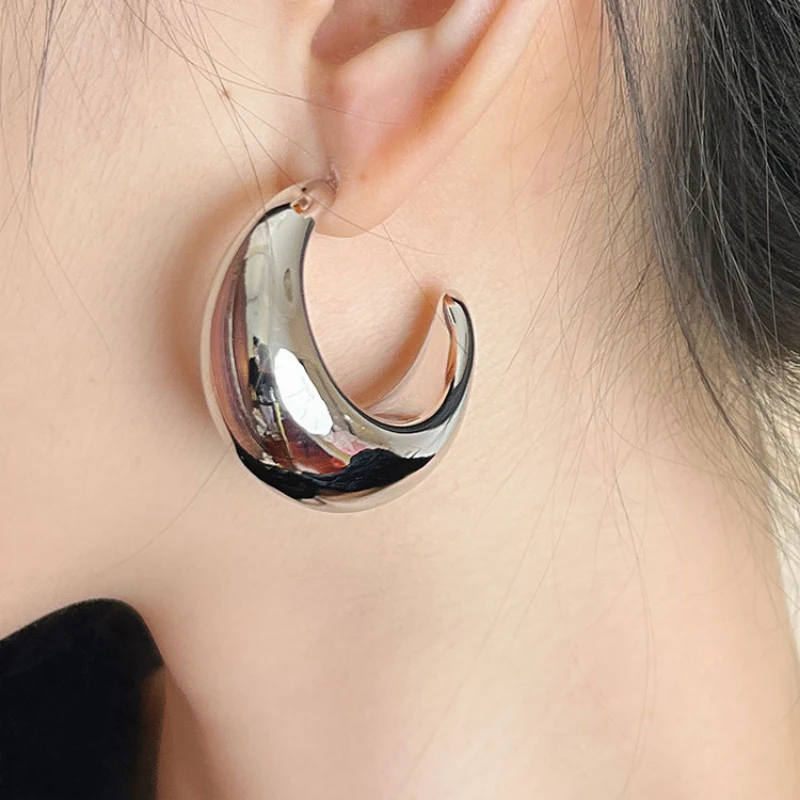 

*Circle Earrings Plain Ring Earrings