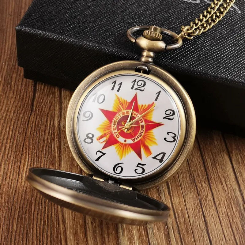 Reloj de bolsillo soviético para hombre, mecánico Retro soviético, recuerdo de veteranos para niños, regalo de camarada en brazos