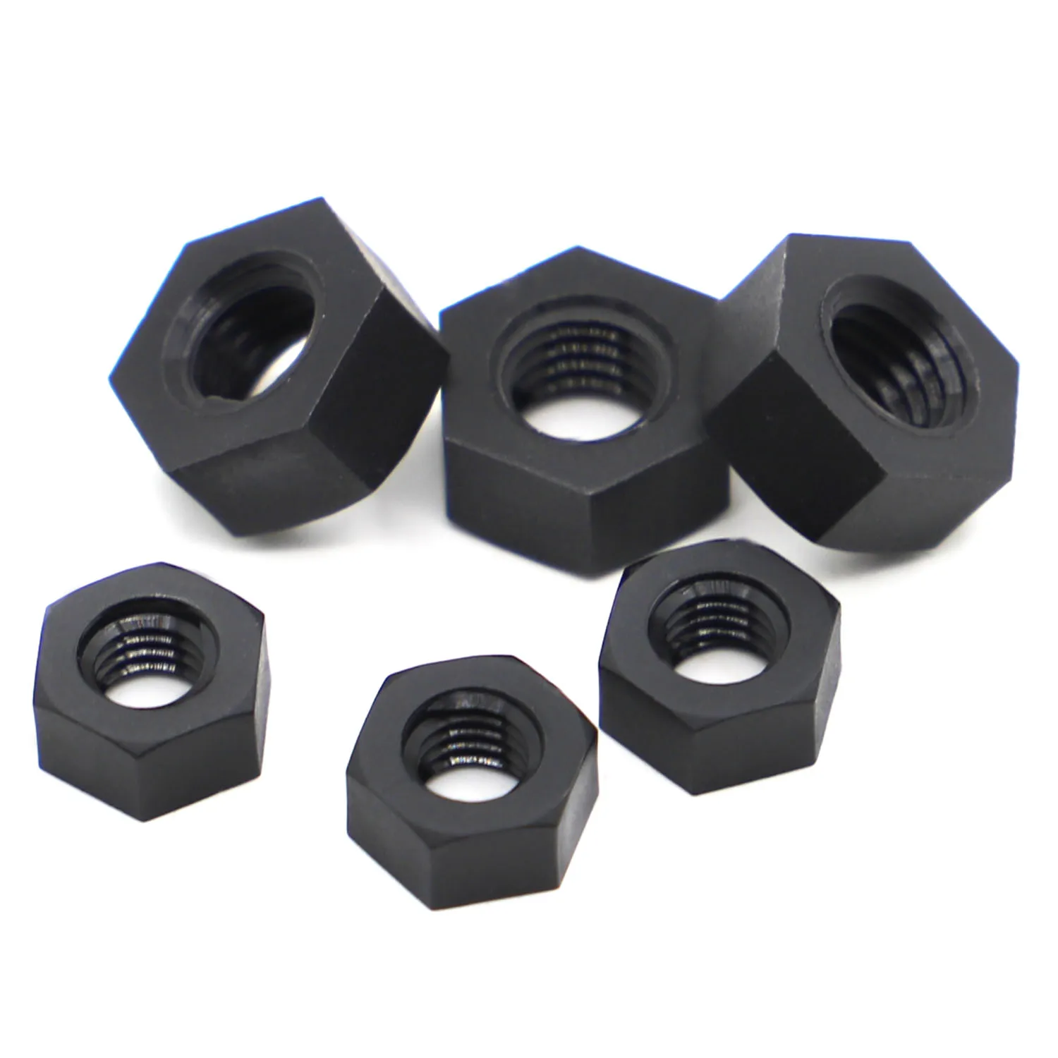 

20/50pcs DIN934 M2 M2.5 M3 M4 M5 M6 M8 M10 M12 White Plastic PA66 Nylon Hex Nuts Hexagon Lock Nut