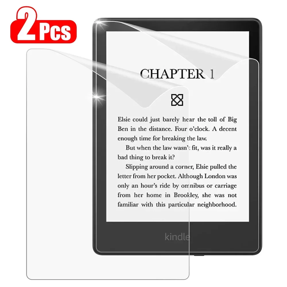 2 قطعة واقي للشاشة للحيوانات الأليفة لجهاز Kindle Paperwhite 11th Generation 2021 6.8 بوصة Kindle Paperwhite طبقة رقيقة واقية بدون زجاج