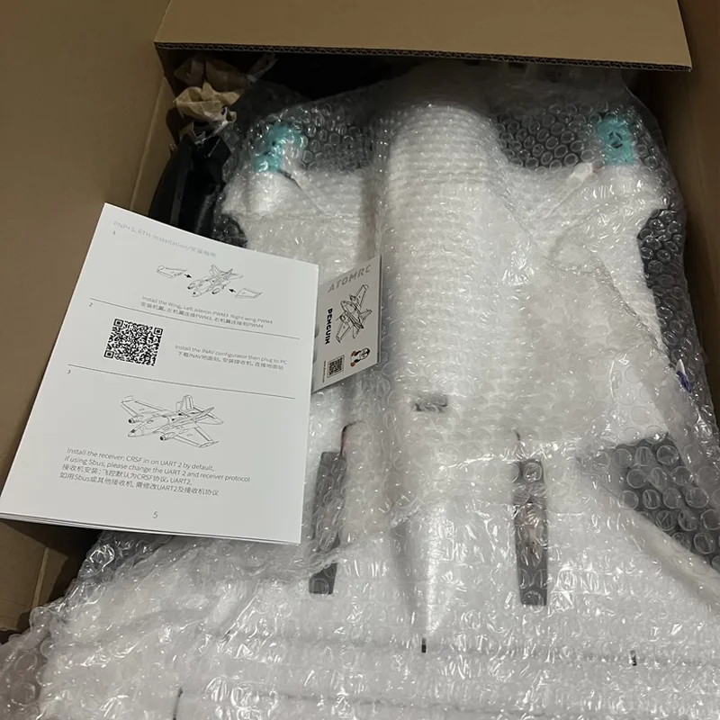 Atomrc Penguin Set doble motor baja altitud transversal FPV ala fija Control remoto avión modelo portátil juguete para niños