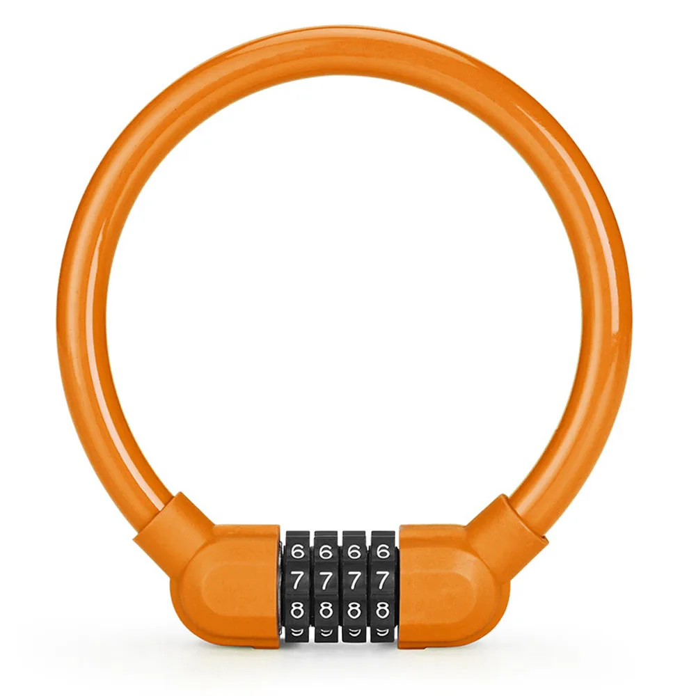 Coil Resettable Anti Theft Code Combination Digit Combination Security Lock Bicycle Lock Password Lock Bicycle Accessories