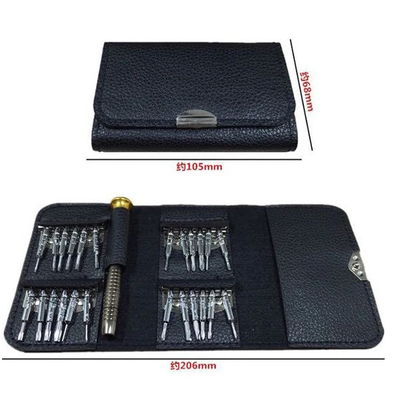 25 in 1 Cell Phone Disassembly Tools Repair Set 25 in 1 Portable Screwdriver Set Computer Cell Phone Repair Tools
