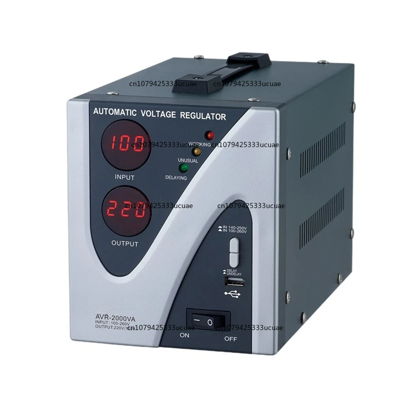 AVR-2000VA Automatic AC Regulator 220V Household Refrigerator Air Conditioning Regulator