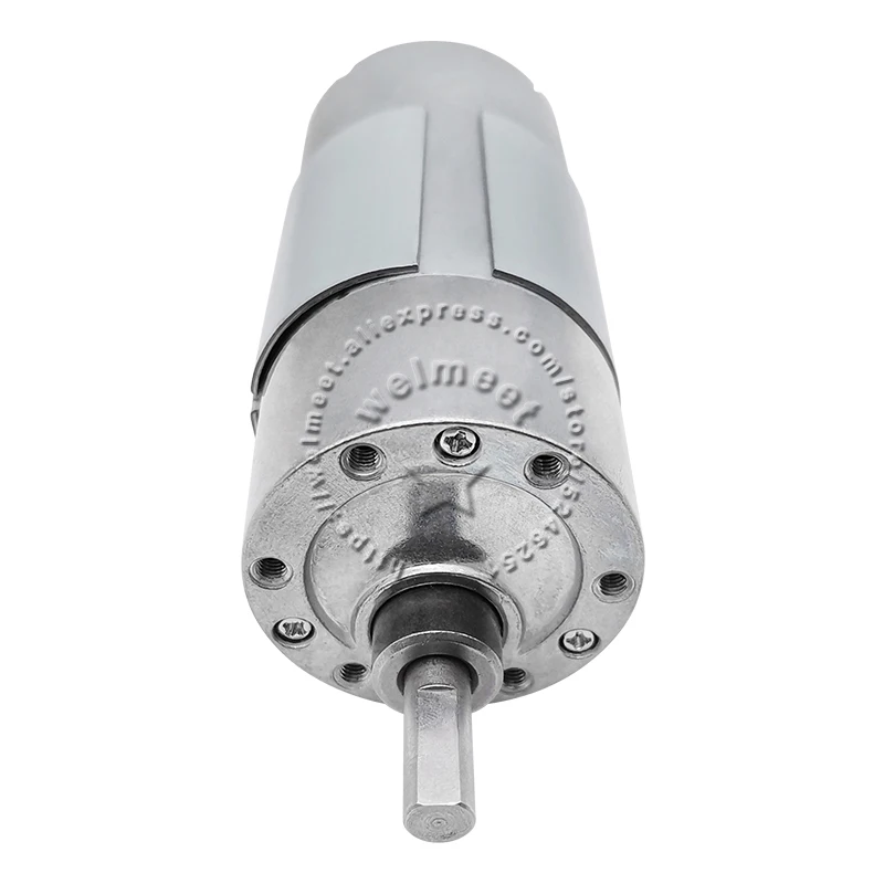 1pcs DC12V 24V 10rpm-1280rpm JGB37-555 Large Torque Speed Reduction Gear Motor with Full Metal Gearbox