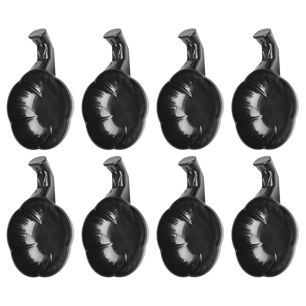 12Pcs Plastic Ink Dishes Calligraphy Stationery Sturdy Multifunctional Inkwell Brush Holder for Office Study Room