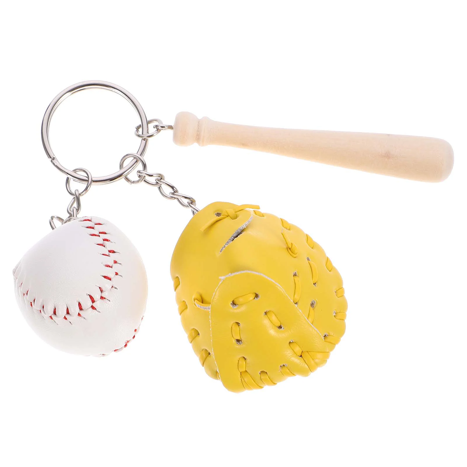 

Baseball Pendant Backpack Keychain Ring Keychains for Boys Women Sports Rings Fob