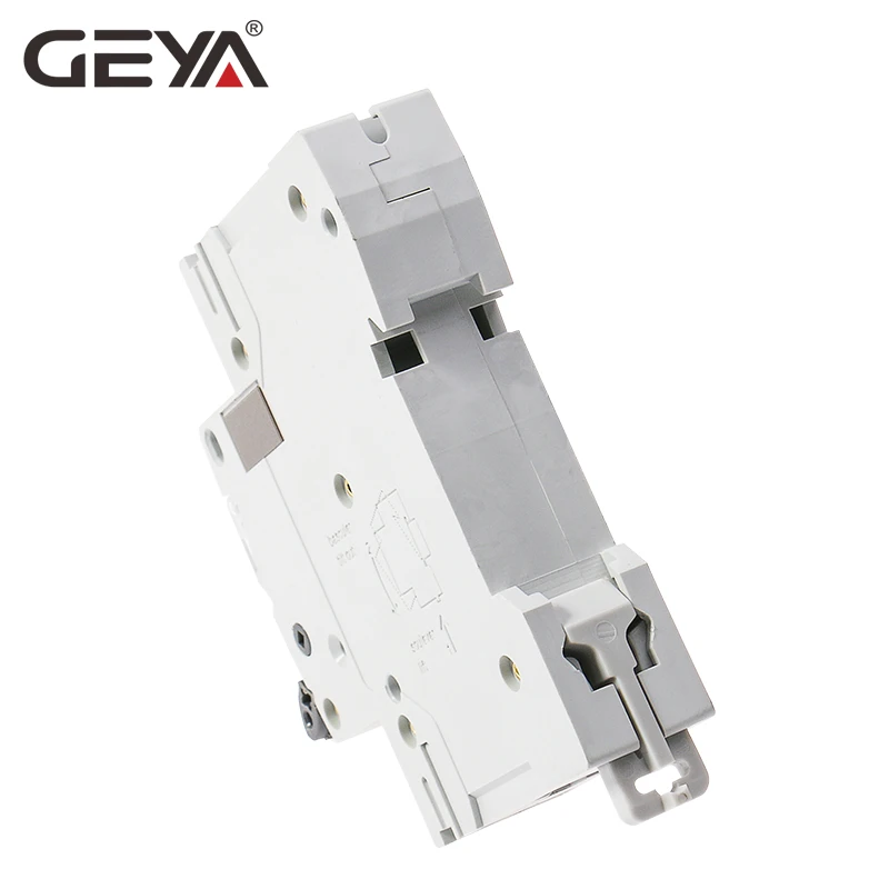 GEYA – disjoncteur de Type AC, 1P MCB 6A-63A Rail Din 220V 400V, courbe C, capacité de rupture 6KA