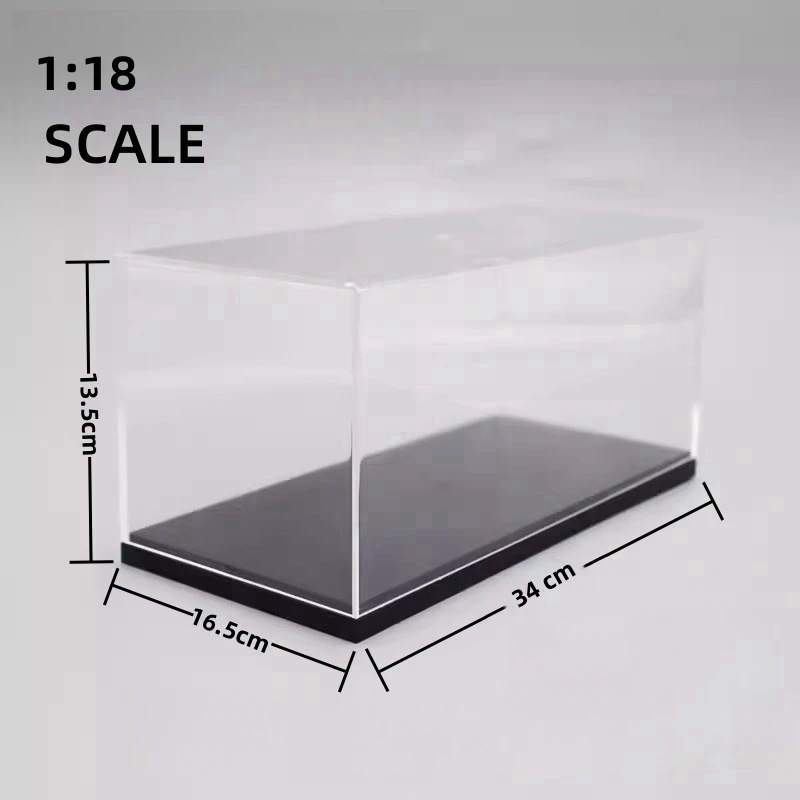 Acrylic Display Box for Scale 1:18 Model Cars,  pre made case, Building Toy Car Organizer and Storage, Car Model Colle ctor