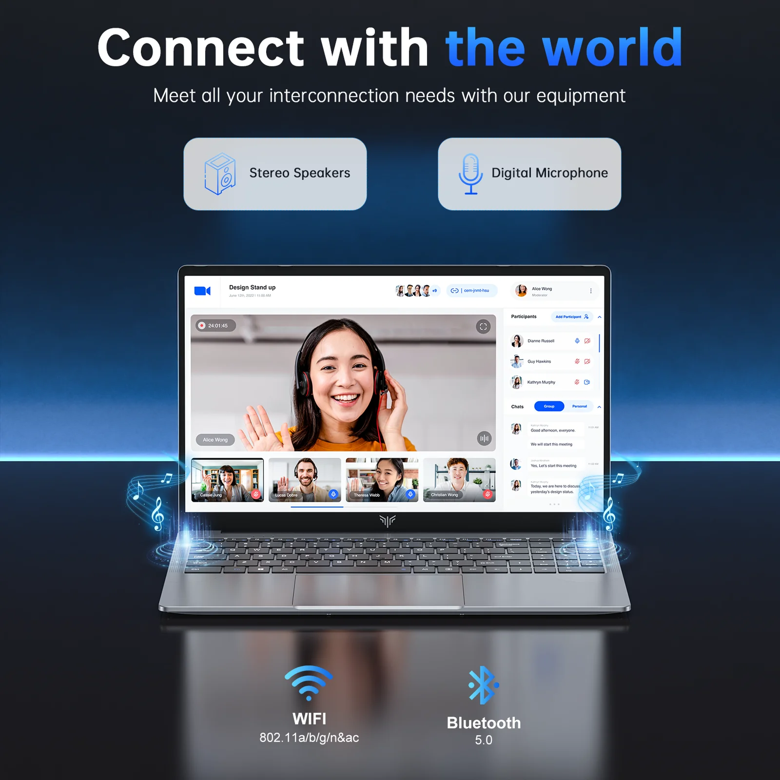 ACEMAGIC 15.6" Ultra Slim Laptop 16GB RAM 512GB SSD Intel N150 Notebook 1920*1080 Display Office Study Computer PC Windows 11