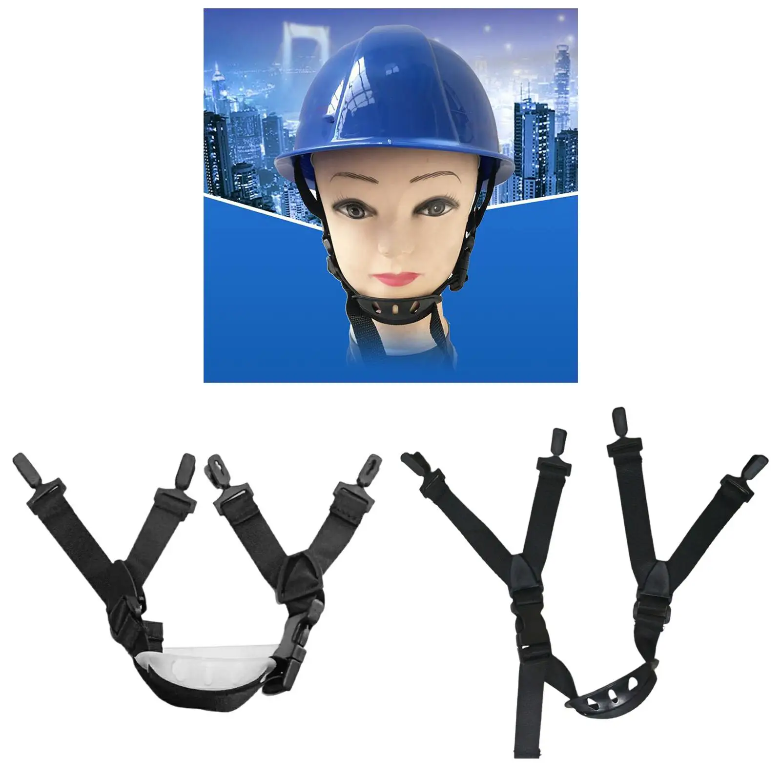 สายรัดคางหมวกกันน็อค สายรัดคางหมวกแข็งแบบปรับได้