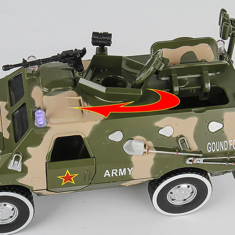 1: 32 alloy pull back large armored vehicle model,simulation explosion-proof car toys,original packaging gift toys,wholesale