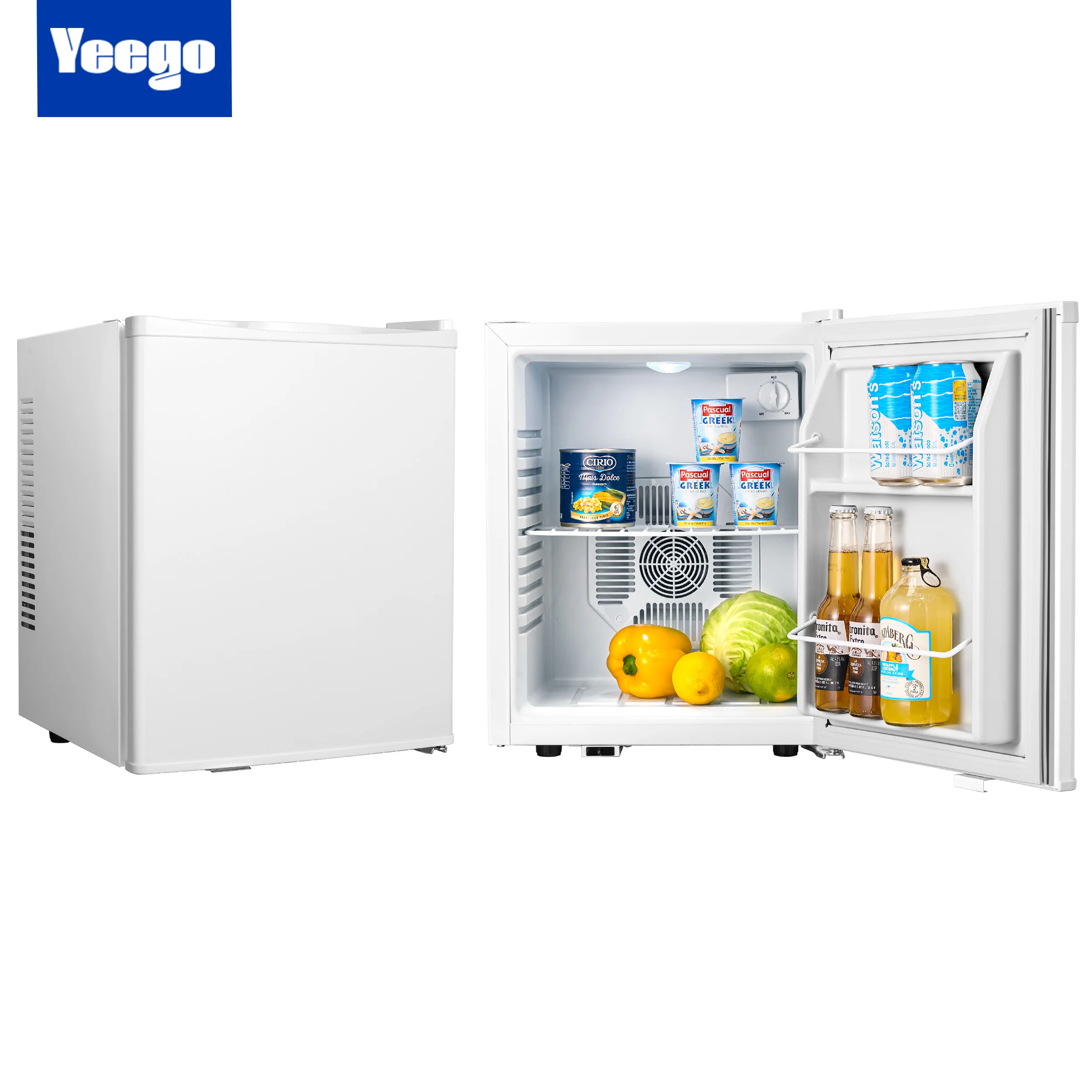 Yeego Stylish 26L Beverage Cooler Refrigerator - Compact Fridge with Thermoelectric Cooling for Ideal Beverage Storage