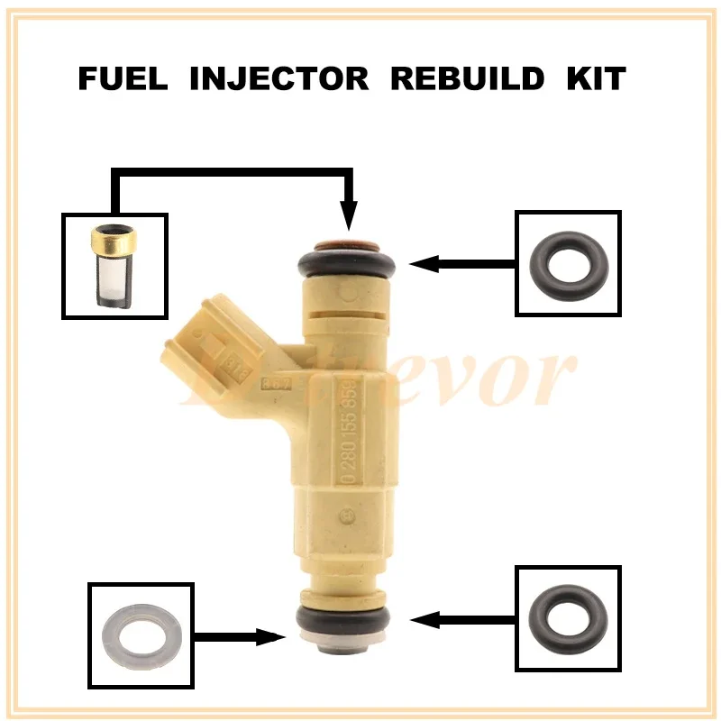 Fuel injector nozzle repair kit for 0280155859 ESCORT TRACER MAZDA 2.0L