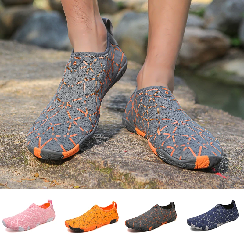 

Couples Water Shoes Barefoot Shoes Beach Wading Shoes Quick Dry Anti Slip Cut Proof Playing Water Shoes Breathable Rubber Upgrad