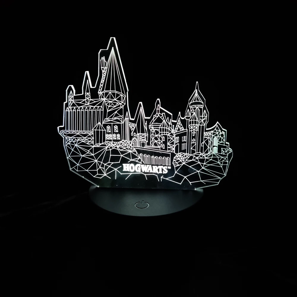 Magic School Anime Figure 3D Night Lamp Toys Led Creative Table Bedside for Home Room Decor Light Cool Kid Child Gift