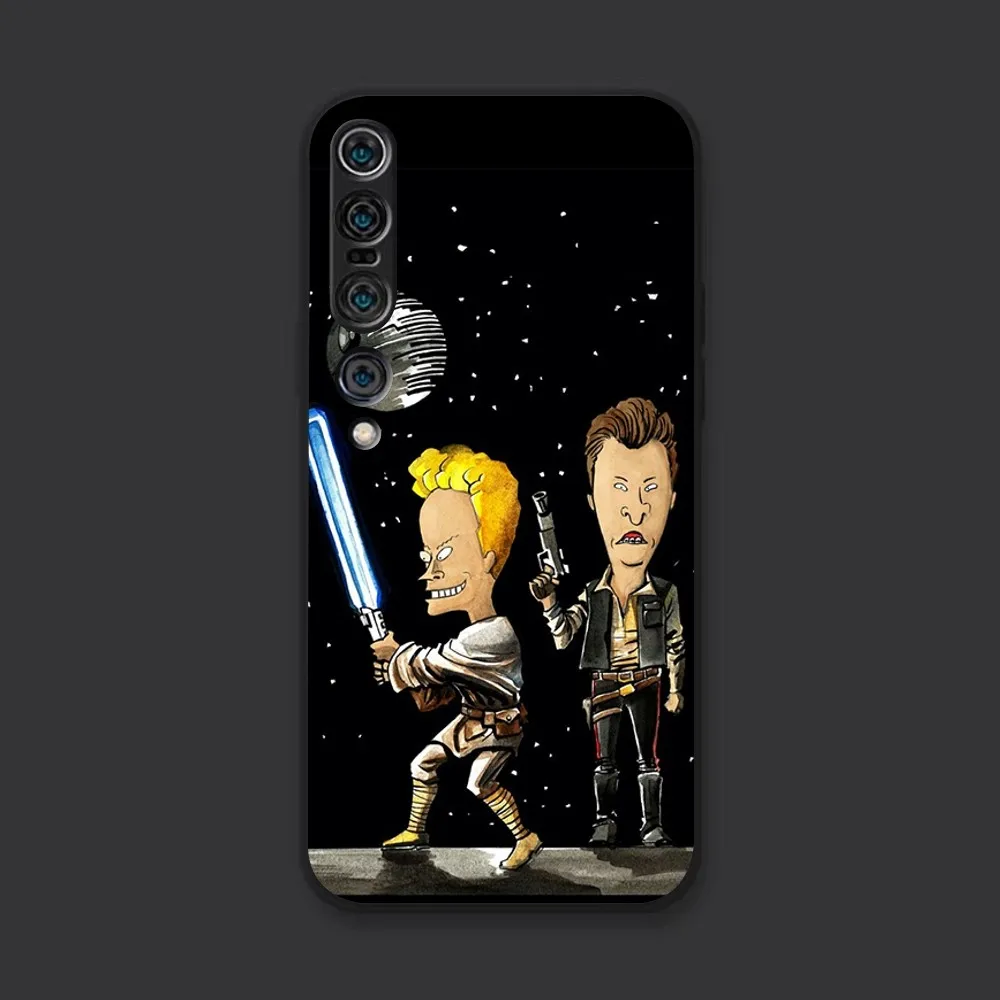 Beavis And Butthead Phone Case For Xiaomi 11 Redmi Note 11 5G 8T 9A 9 10T Note8Pro Note9 12SUltra Black Case