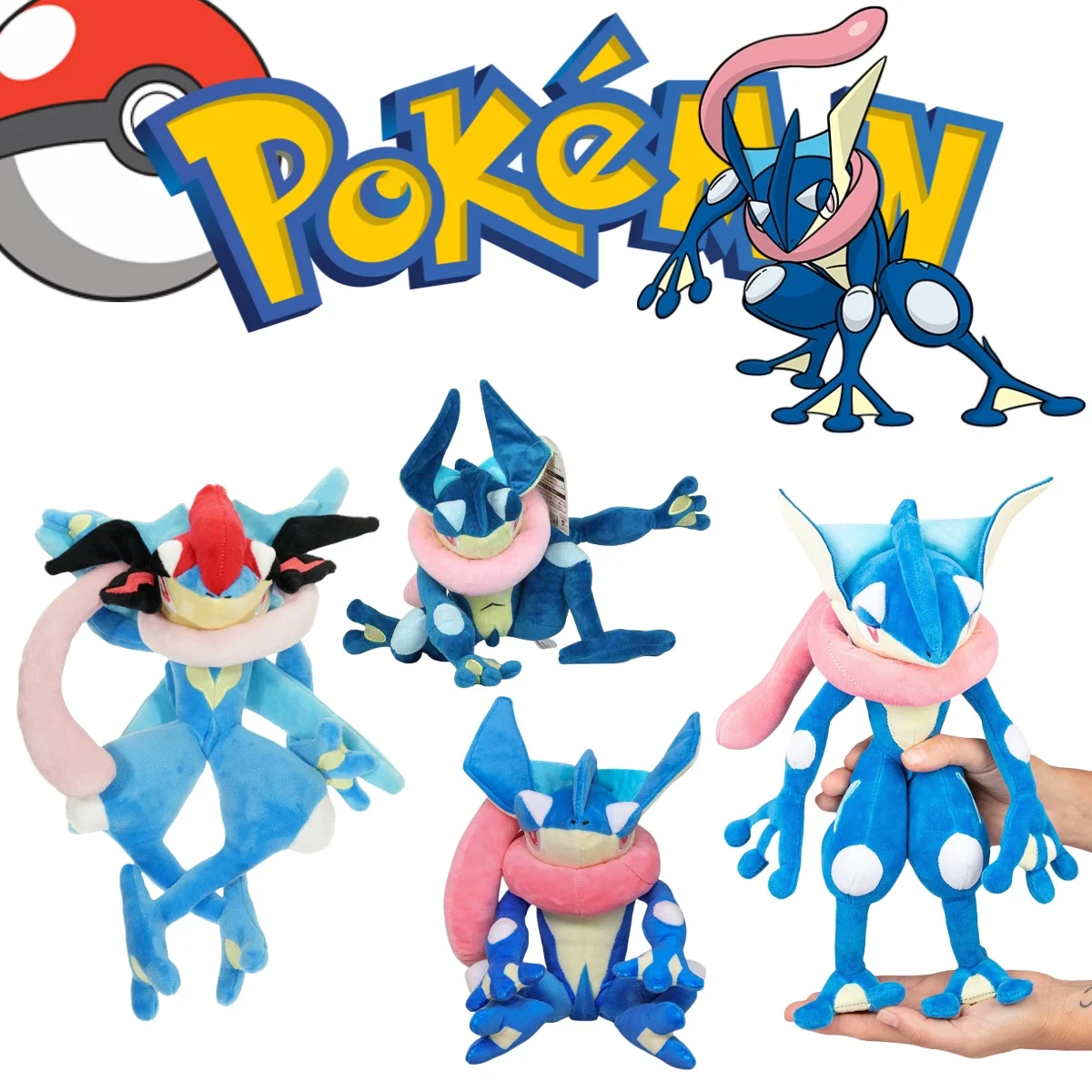 

Плюшевая кукла Pokemon Pikachu Z-A Froakie Frogadier Gengar Toy Delphox Fennekin Braixen Arceus Mewtwo Lucario Garchomp