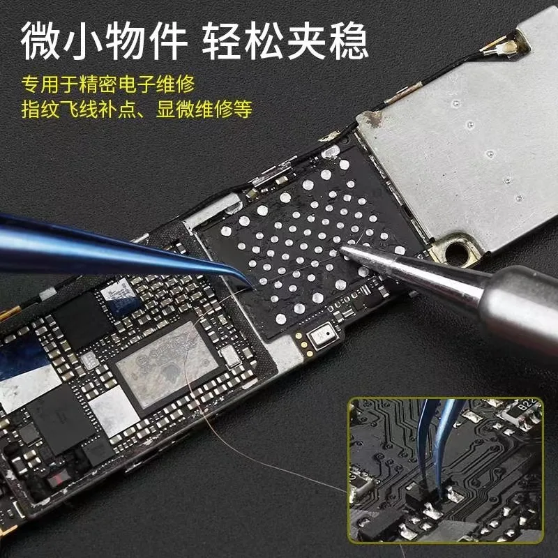 Hợp Kim Titan Nhíp Chuyên Nghiệp Bảo Dưỡng Công Cụ 0.15Mm Edge Độ Chính Xác Vân Tay Nhíp Apple Chính Ban Dây Đồng