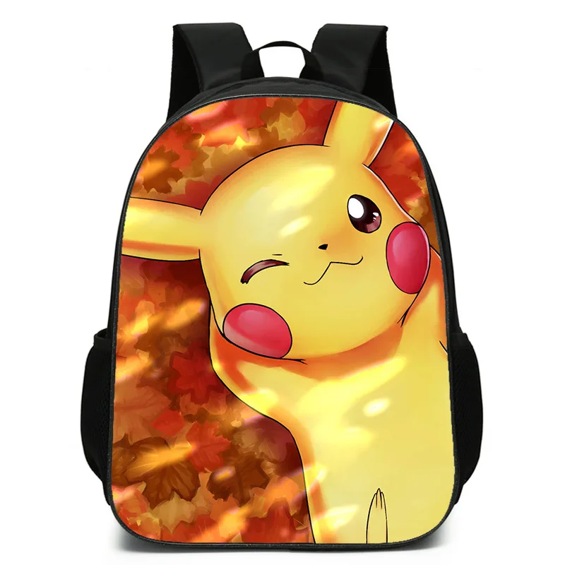 Pokemon School Bag For Teenager Boys Girls Kid Personized Pikachu Big Capacity Travel Bag Ash Ketchum Hot Cartoon  Kids Backpack