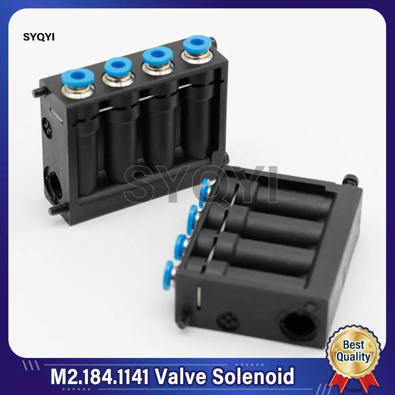 Top Quality 1 Piece M2.184.1141 Valve Solenoid V-2000-4-QS-4-SA For Heidelberg SM102 PM52 Printing Machine Parts