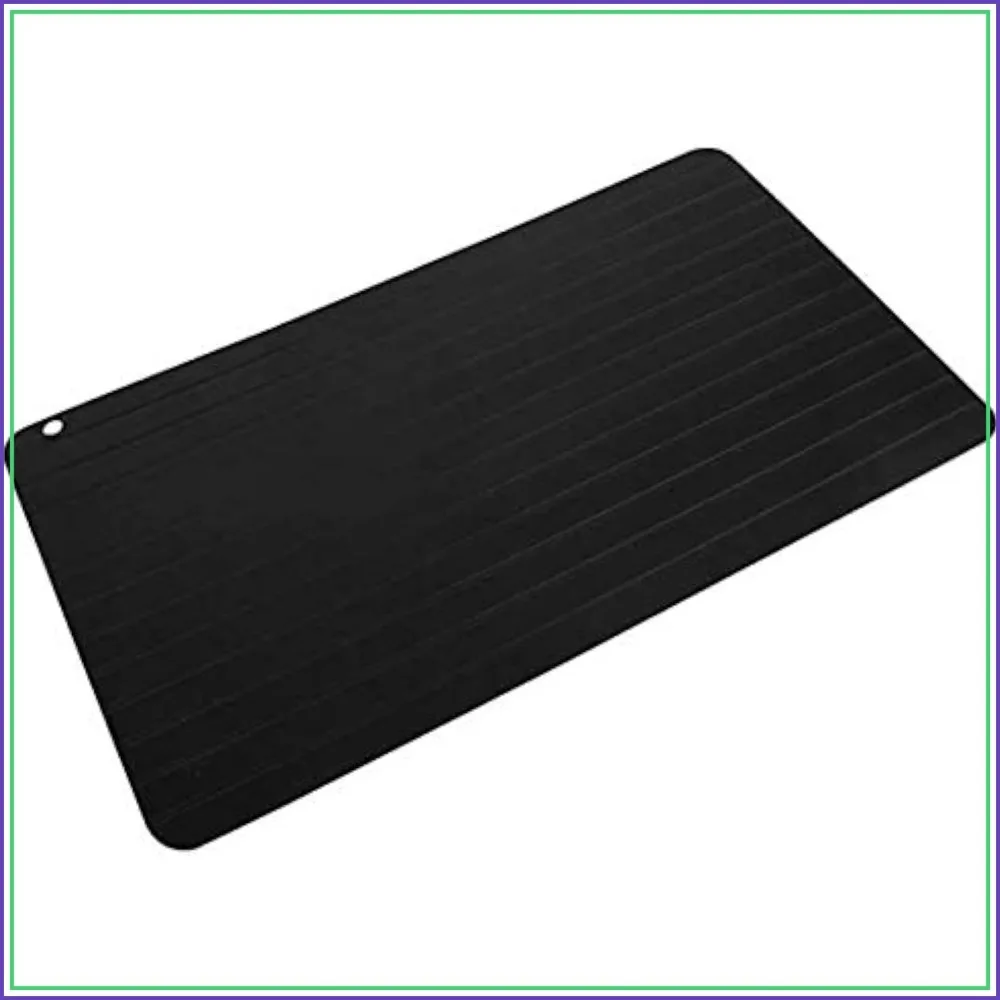 Rapid Defrosting Tray - Fast Thaw Plate for Meat, Large Size, No Microwave Needed