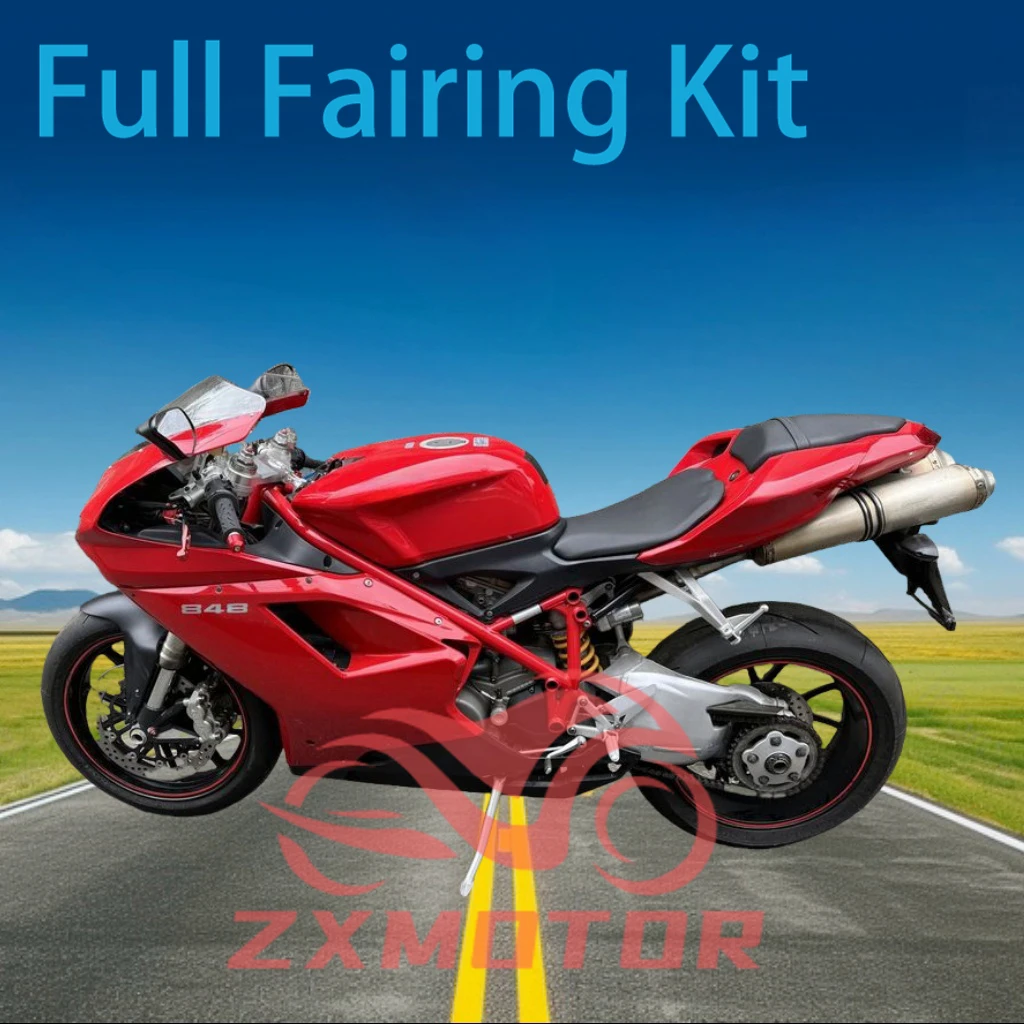 

Red Fairings for DUCATI 848 1098 1198 2007 2008 2009 2010 2011 Motorcycle Plastic Cover Fairing Body Kit Set