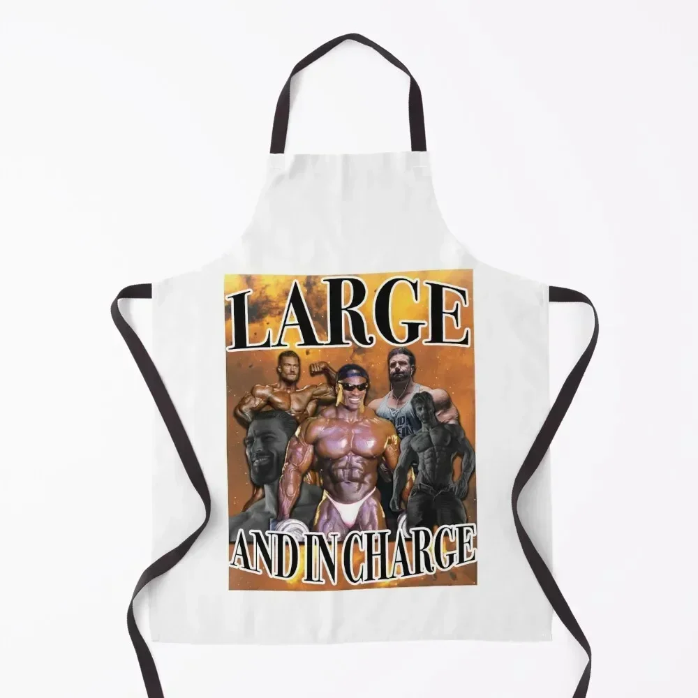 

Large and in Charge Apron Home Utensils Women Kitchen Women's Costume Waiter Apron
