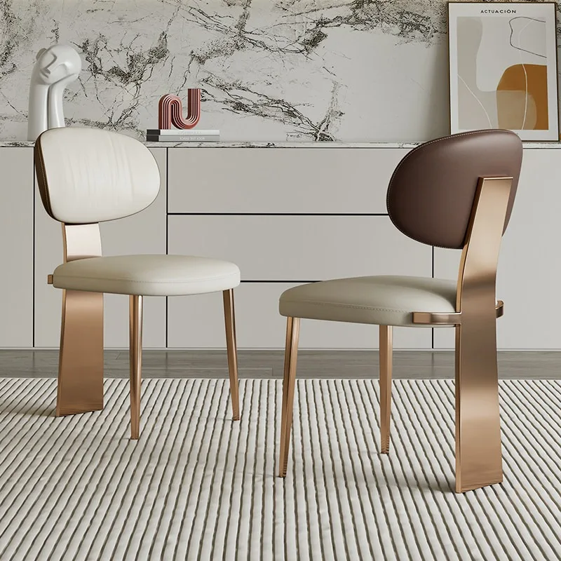 Luxury Italian Chair Wedding Design Metal Decor Dining Chairs Events Modern Cadeiras Salas De Jantar Living Room Furniture