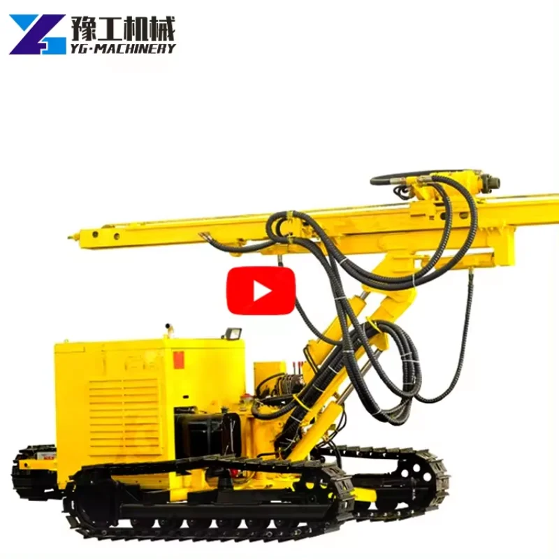 YG Widey Using DTH Rotary Drilling Rig Machine Underground Drill Rig Tunnelling Work DTH Crawler Hydraulic Engineering Drilling