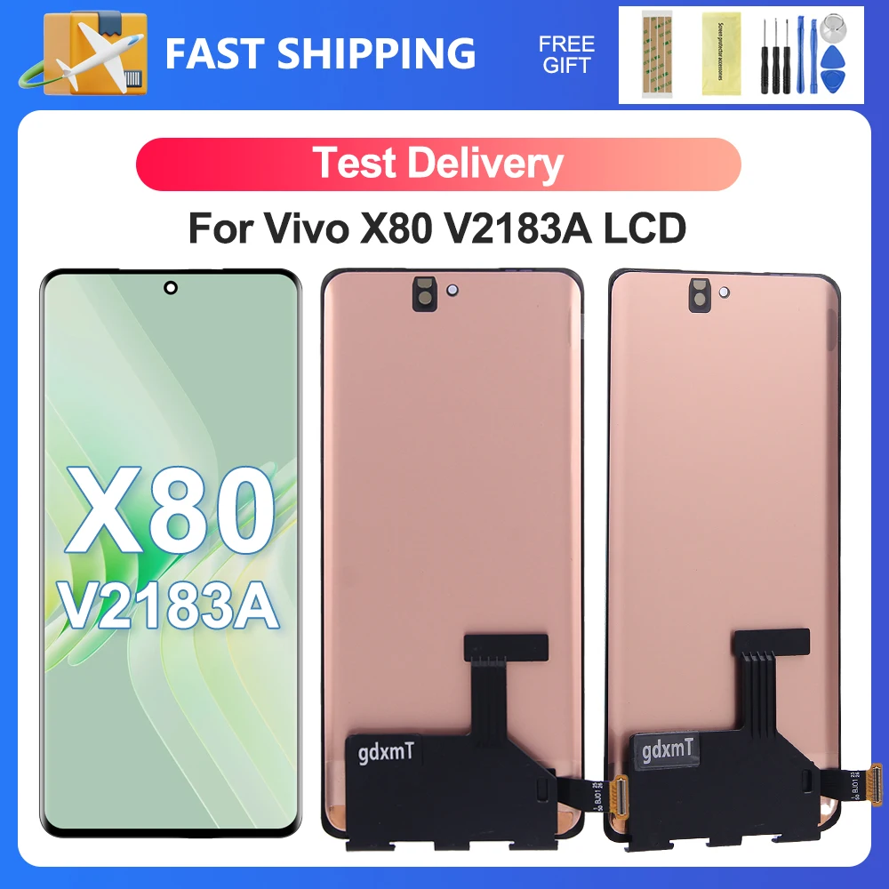 For VIVO X80 6.78''For vivo X80 V2183A V2144 LCD Display Touch Screen Digitizer Assembly Replacement