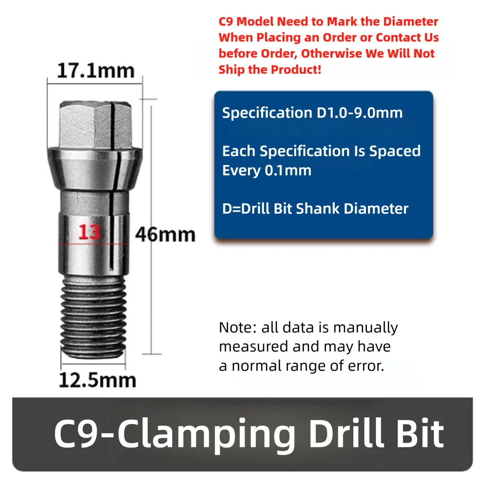 Maschinenspannzange für Gewindebohrer 4mm CT4/CT5/CT6/CT9/CT12/CT14/CT16 S2.5 S3.0 CNC-Teile Metallspindelwerkzeug Werkstückhalterung – Detail 12