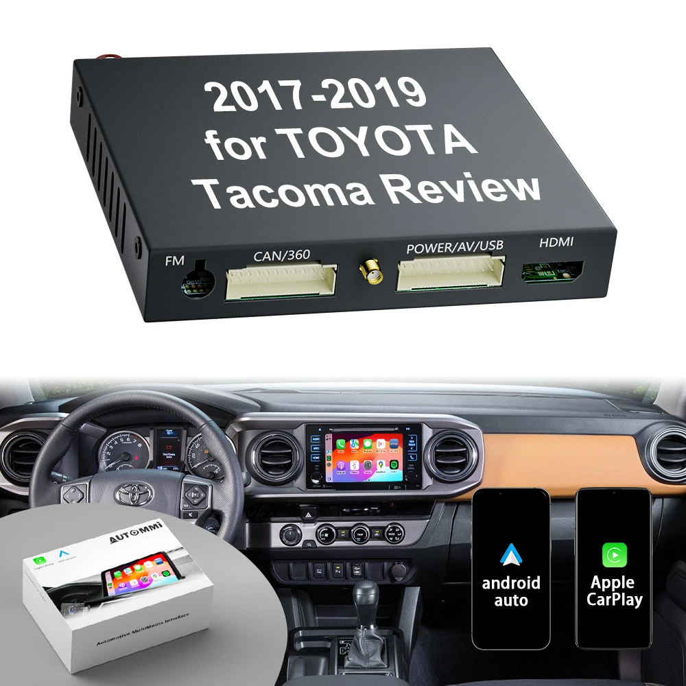 Tacoma OEM Upgrade Wireless CarPlay And Android Auto Decoder Module Interface Kit For 2017 - 2019