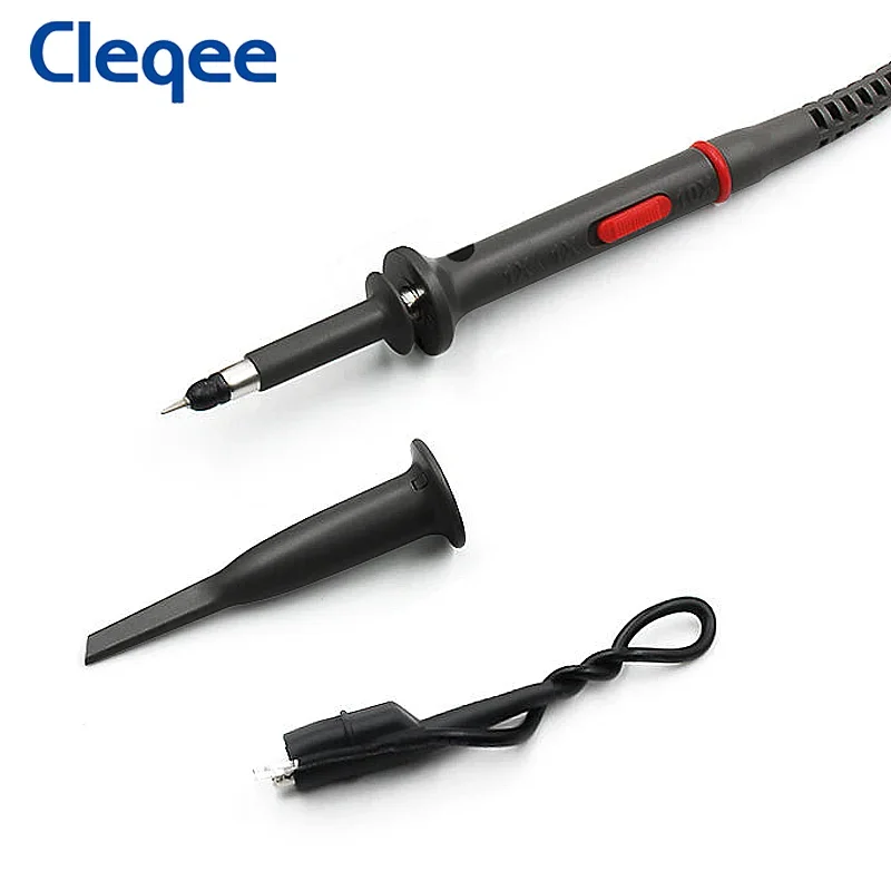 Cleqee P7300 300MHz Oscilloscope Probe BNC Protective Cap Safety BNC Plug Scope Probe X1/X10 DC-300MHz