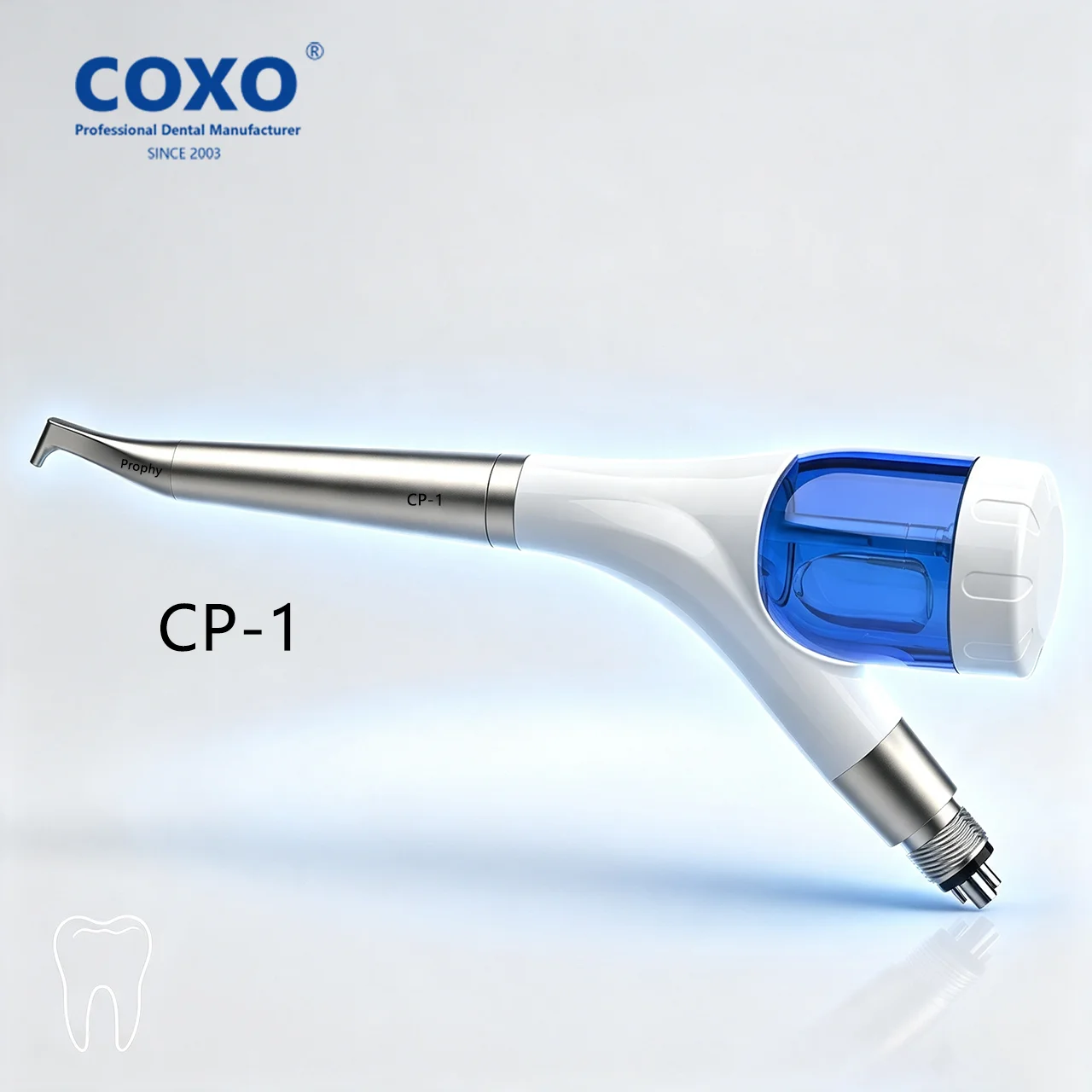 COXO CP-1 Dental Air Polisher Supragingival and Subgingival 2IN1 Sandblasting Machine Teeth Cleaning and Whitening Polisher
