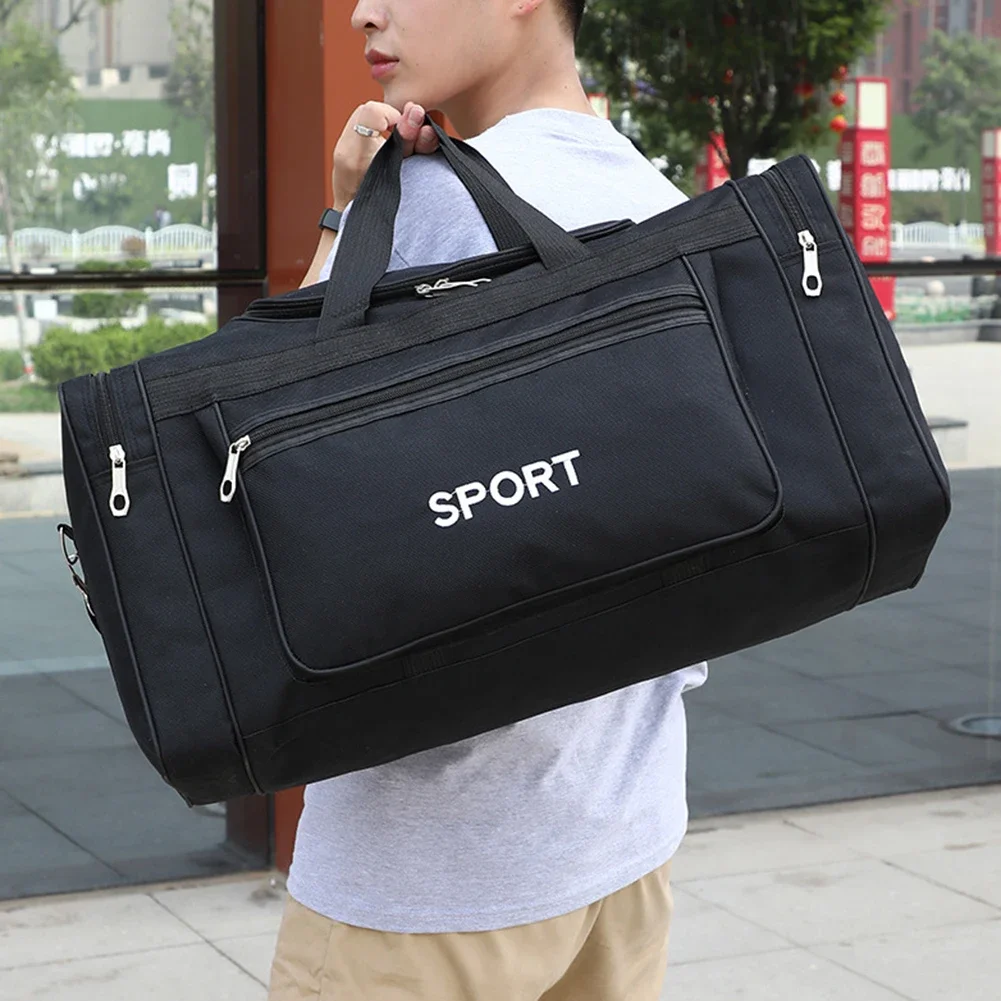 Men Women Sports Gym Bag Large Capacity Fashion Unisex Outdoor Yoga Training Fitness Leisure Bag Outdoor Travel Handbag