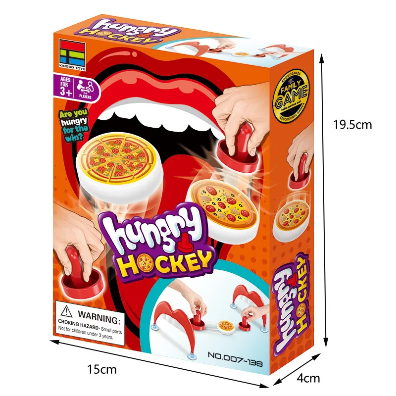لعبة هوكي الجليد للبيتزا المكتبية، لعبة رقعة الشطرنج، لعبة تفاعلية بين الوالدين والطفل مناسبة للتجمعات العائلية وهدايا الحفلات