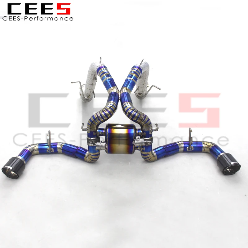 

CEES Catback Exhaust Downpipe For Mclaren 540/540C 3.8 2015+ Car Exhaust System Titanium Exhaust Pipe and Downpipe