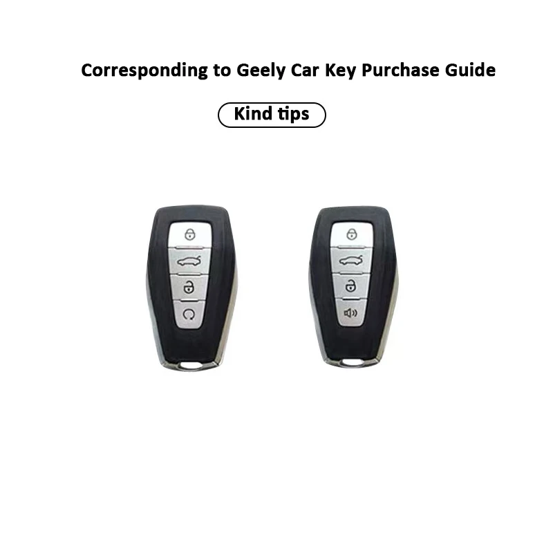 Zinc alloy car key cover is suitable for Geely Coolui X6 Geometry c Emgrand Global kulrey Hawk GX7 Jiaji smart key accessories