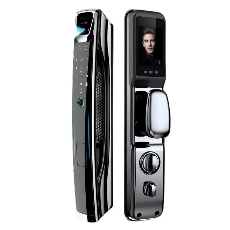 Intelligent Multifuncional Wireless Smart Biometric Face Recognition and Fingerprint Lock Finger Print Lock for Home